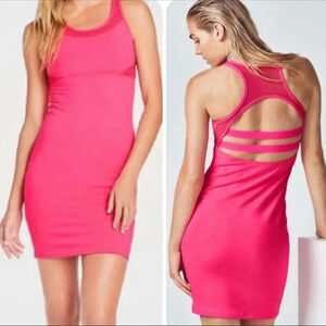 Fabletics Tropez Dress Hot Pink size M